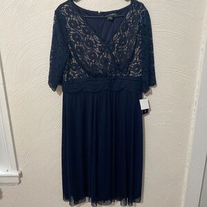 Jessica Howard NWT size 16 blue lace dress beautiful women’s dress